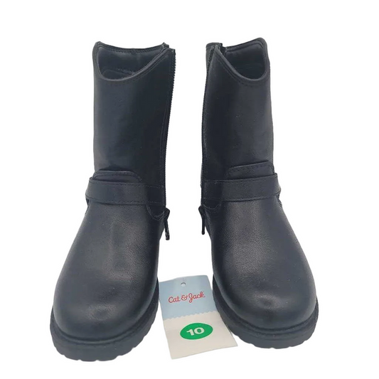 Calf Boots/Zipper Buckle