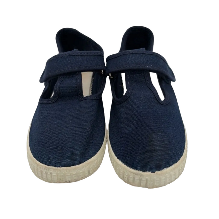 Canvas Velcro Mary Janes