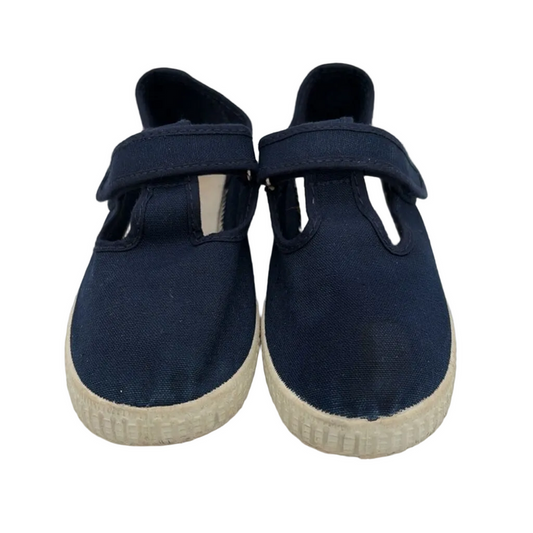 Canvas Velcro Mary Janes