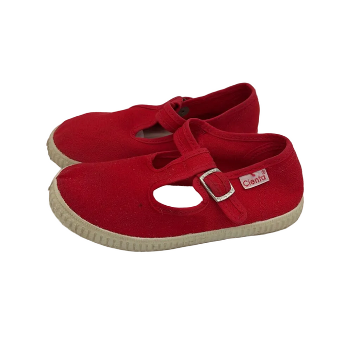 Canvas Velcro Mary Janes
