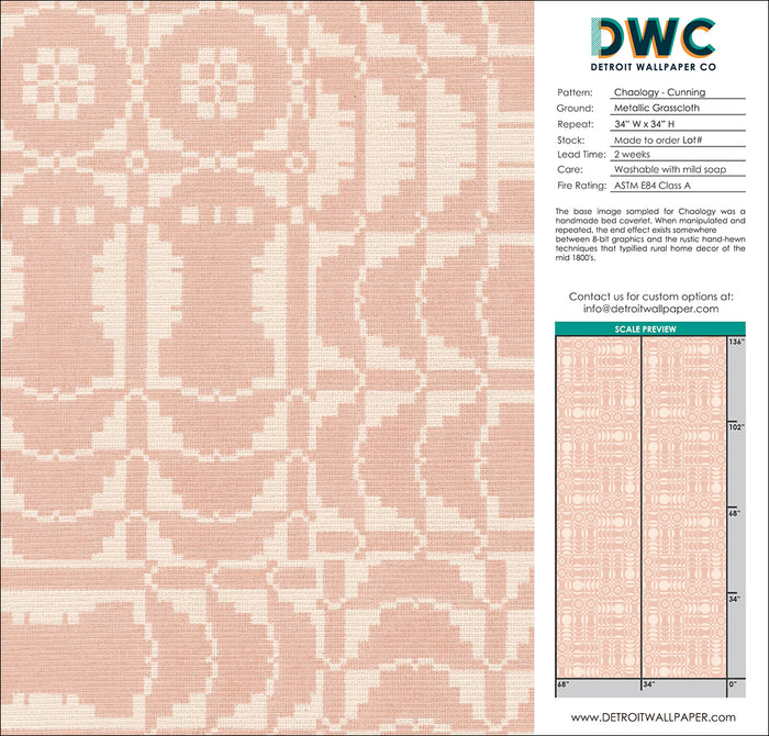 Chaology - Cunning Grasscloth Wallpaper