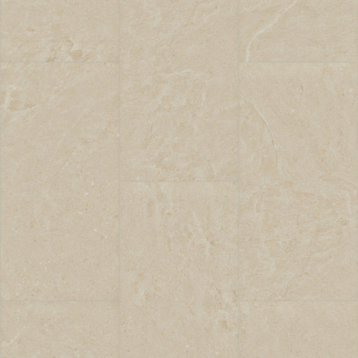 COREtec CRT02 Balanced Retreat Warm Biscotti Concrete waterproof luxury vinyl tile close-up
