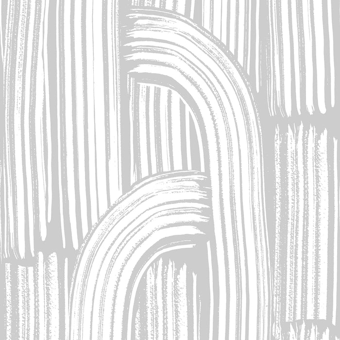 Crescent - White Sand <br> Wallpaper - The Detroit Wallpaper Co.