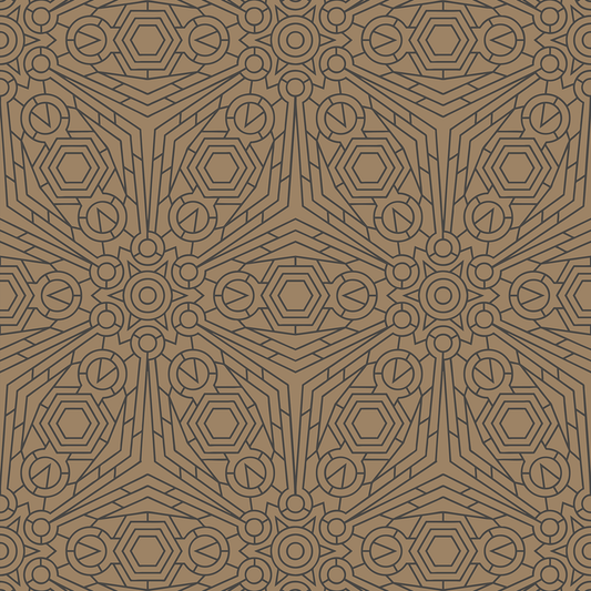 Crystalline - Cardboard - Trendy Custom Wallpaper | Contemporary Wallpaper Designs | The Detroit Wallpaper Co.