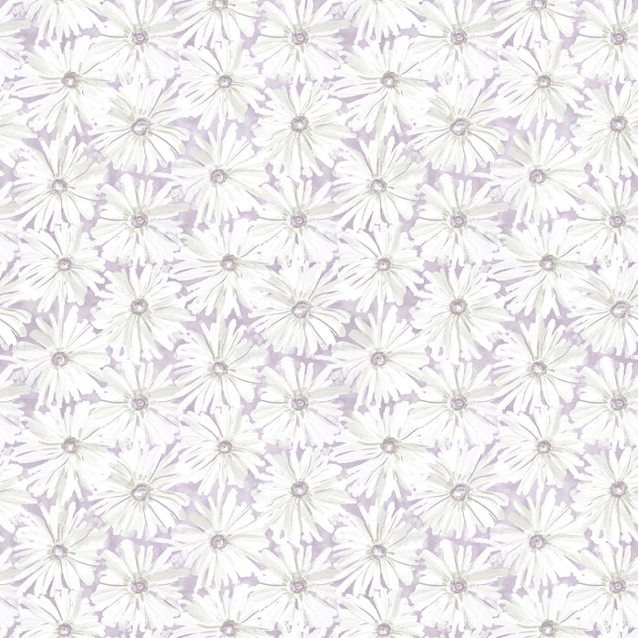 Daisy Chain - Lavender <br> Wallpaper - The Detroit Wallpaper Co.