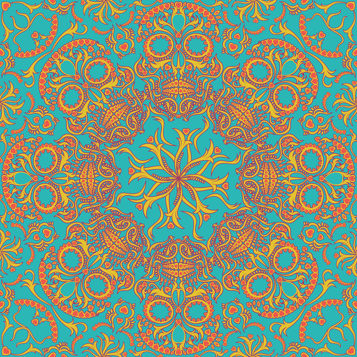 Dia de los Muertos - Calaca - Trendy Custom Wallpaper | Contemporary Wallpaper Designs | The Detroit Wallpaper Co.