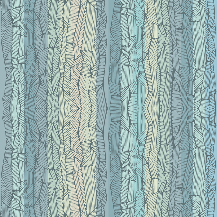 Dig Dug - Agua - Trendy Custom Wallpaper | Contemporary Wallpaper Designs | The Detroit Wallpaper Co.