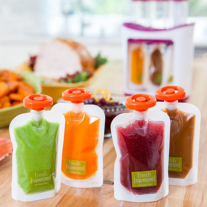 DIY Baby Food Squeeze Station
