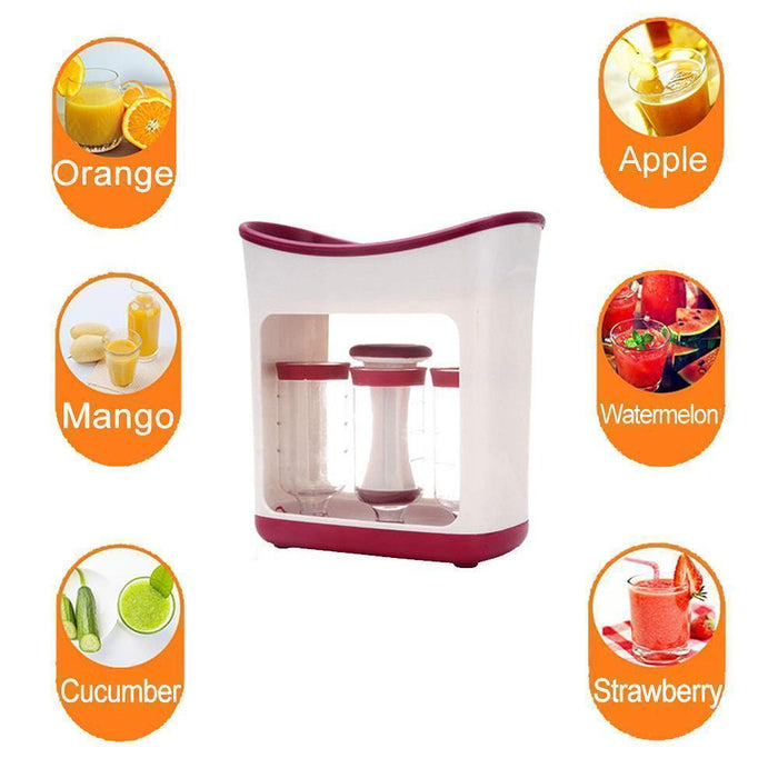 DIY Baby Food Squeeze Station