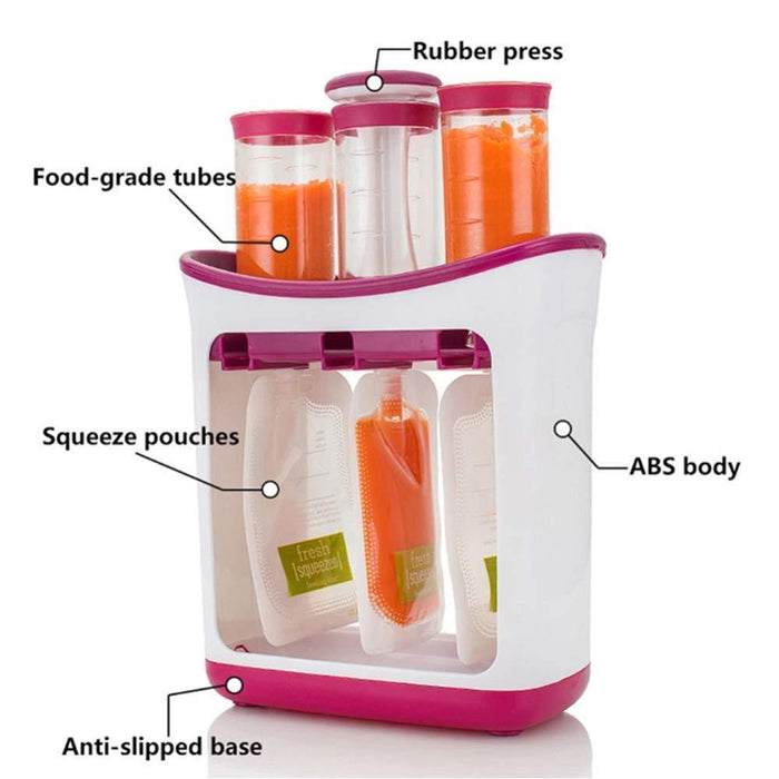 DIY Baby Food Squeeze Station