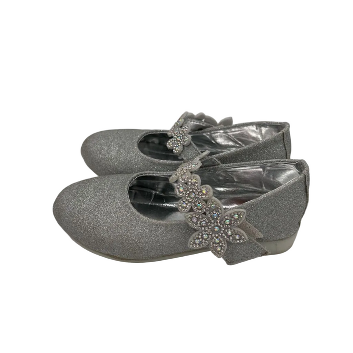 Dress Shoes / Velcro Strap / Glitter