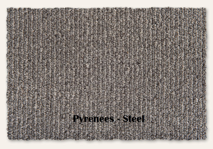 Steel EarthWeave Bio-Floor Natural Wool Carpet – Pyrenees – 12 ft wide - GreenFlooringSupply.com