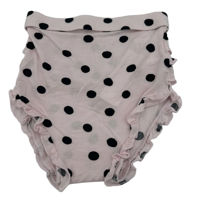 Elastic Waist Ruffle Bloomer / Polk-a-Dots