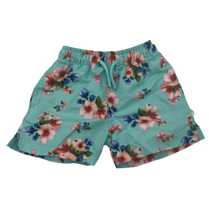 Elastic Waist Shorts / Flowers