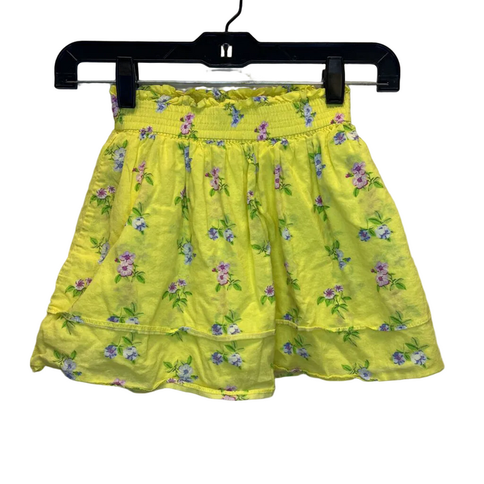 Elastic Waist Skirt/Floral