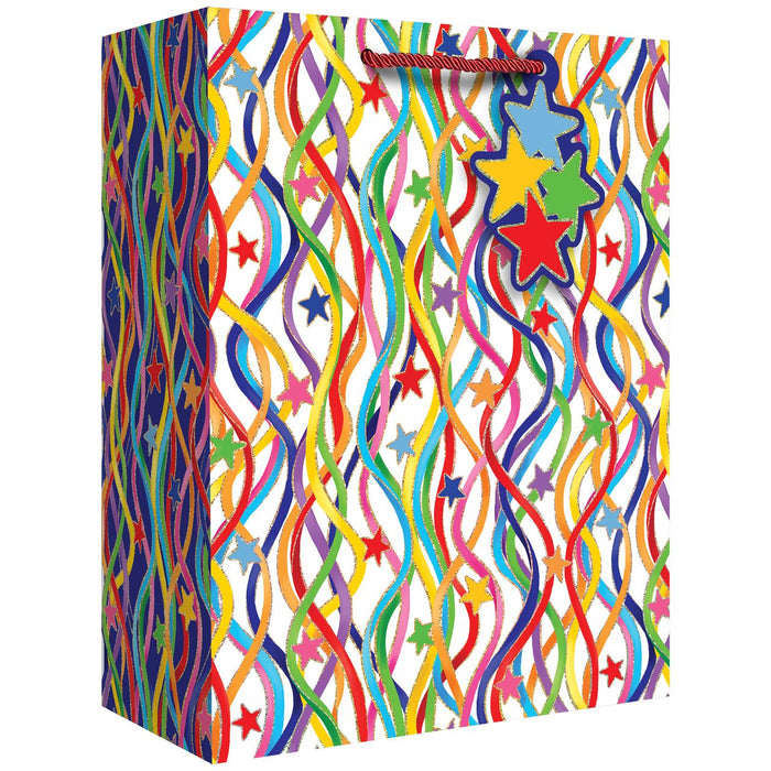 Euro Tote - Large Tote - Celebration Streamers - 6 Count
