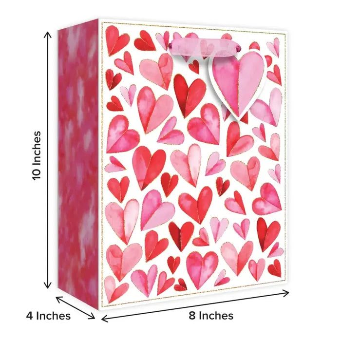 Euro Tote - Medium - Folded Hearts
