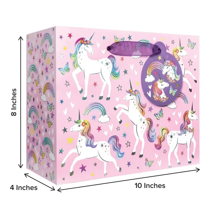 Euro Tote - Medium - Rainbow Unicorn