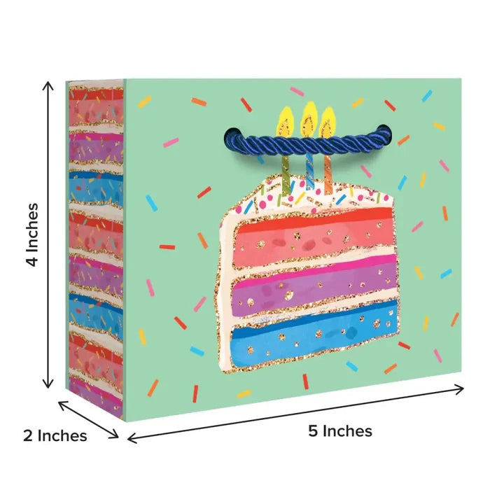 Euro Tote - Tiny Tote - Birthday Cake