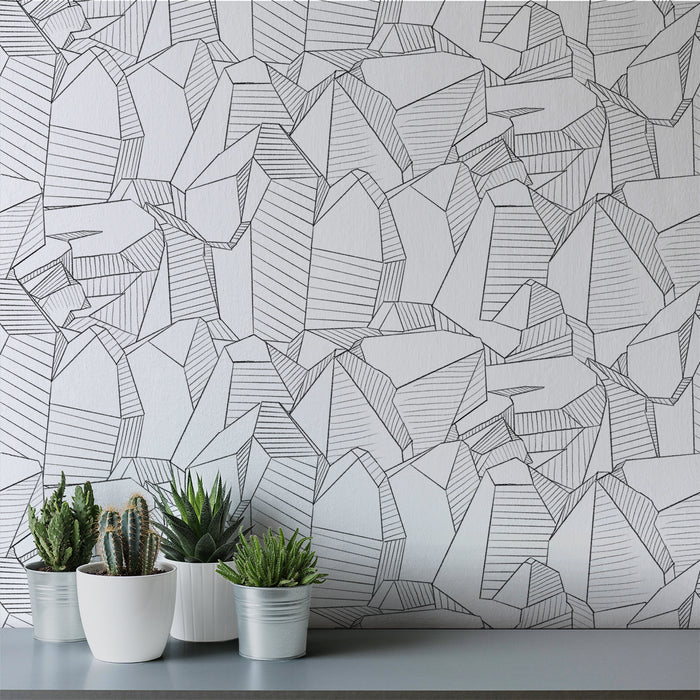 Facets - Linear <br> Wallpaper - The Detroit Wallpaper Co.