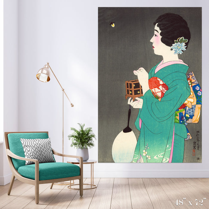 Firefly Colossal Art Print - Trendy Custom Wallpaper | Contemporary Wallpaper Designs | The Detroit Wallpaper Co.