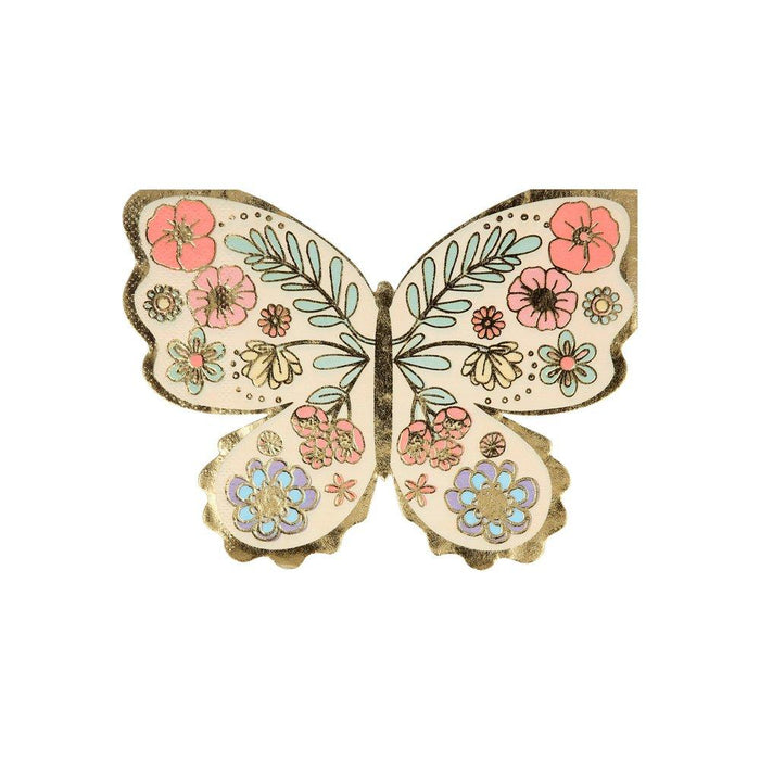 Floral Butterfly Napkins
