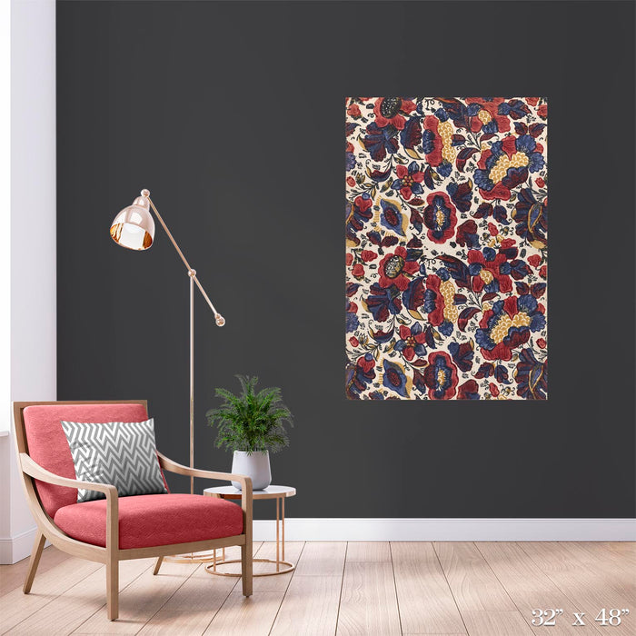 Floral Relief Colossal Art Print