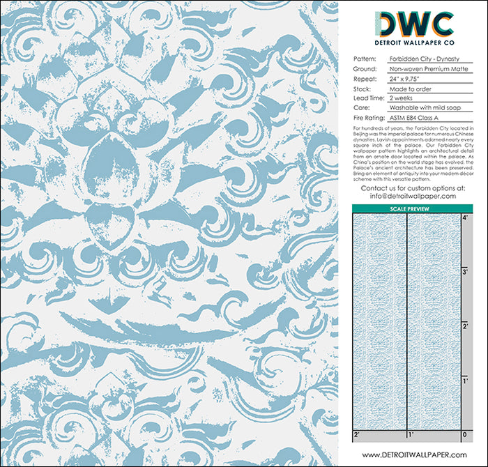 Forbidden City - Dynasty - The Detroit Wallpaper Co.