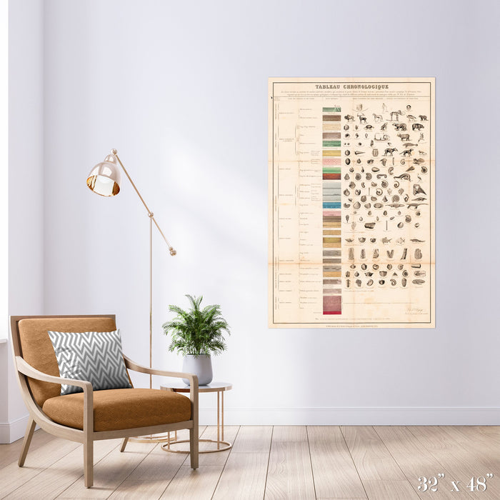 Fossil Colossal Art Print - Trendy Custom Wallpaper | Contemporary Wallpaper Designs | The Detroit Wallpaper Co.