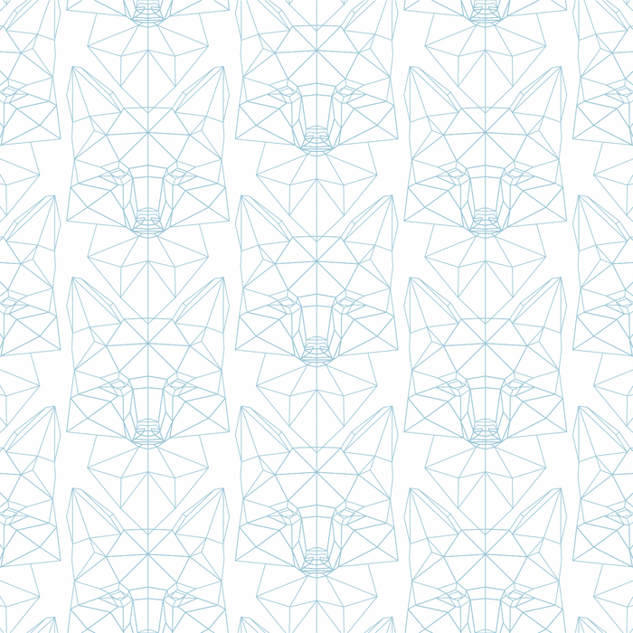 Foxtrot - Blueline - Trendy Custom Wallpaper | Contemporary Wallpaper Designs | The Detroit Wallpaper Co.