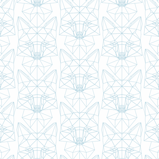 Foxtrot - Blueline - Trendy Custom Wallpaper | Contemporary Wallpaper Designs | The Detroit Wallpaper Co.