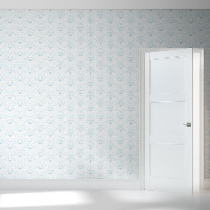Foxtrot - Blueline <br> Wallpaper - The Detroit Wallpaper Co.