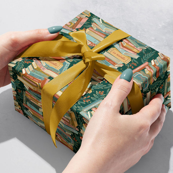 Gift Wrap - By the Book - Recycled Fiber