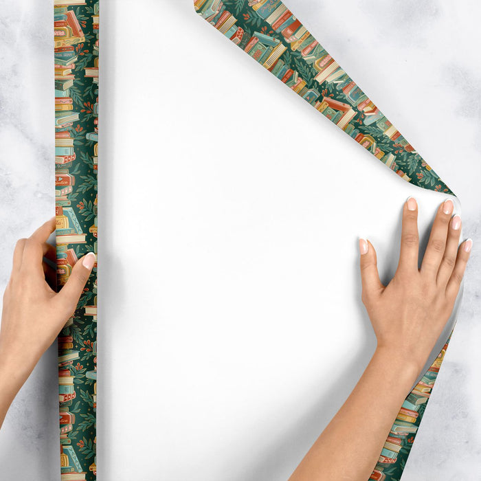 Gift Wrap - By the Book - Recycled Fiber