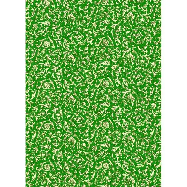 Gift Wrap - GW-0803 Green Florentine Kraft - 24 X 417’ -