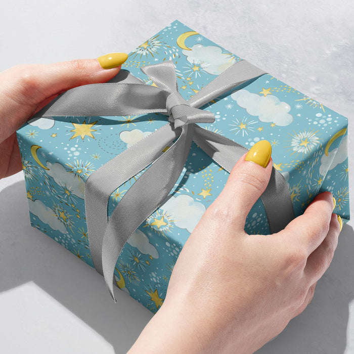Gift Wrap - Twinkle Stars - Recycled Fiber