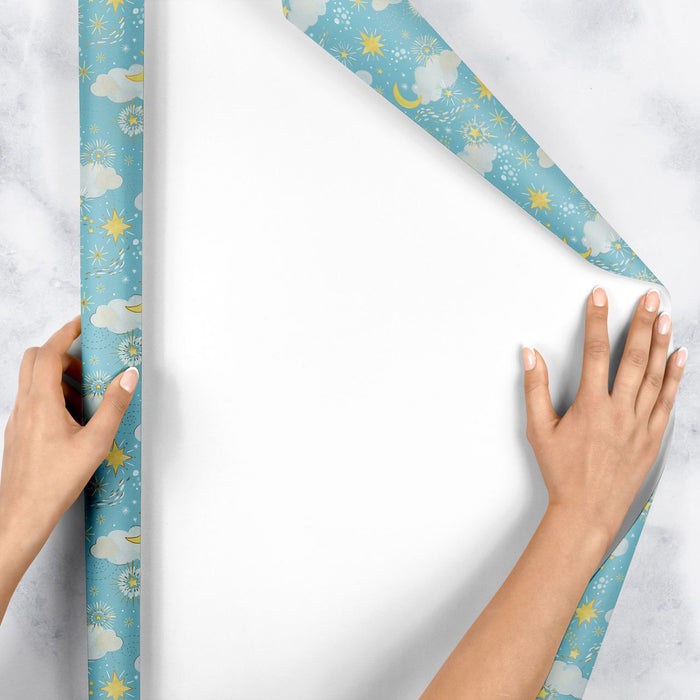 Gift Wrap - Twinkle Stars - Recycled Fiber