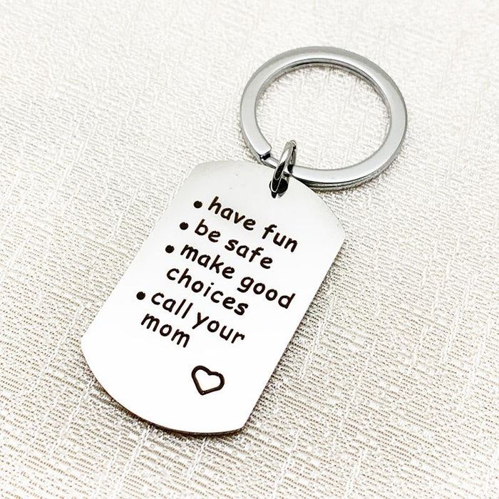 Gifts For Boys Girls Stainless Steel Keychain