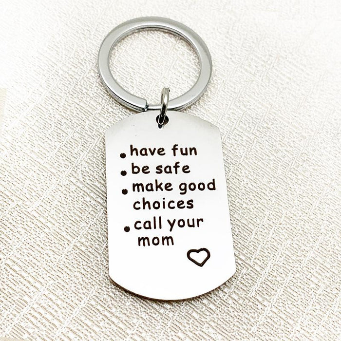 Gifts For Boys Girls Stainless Steel Keychain