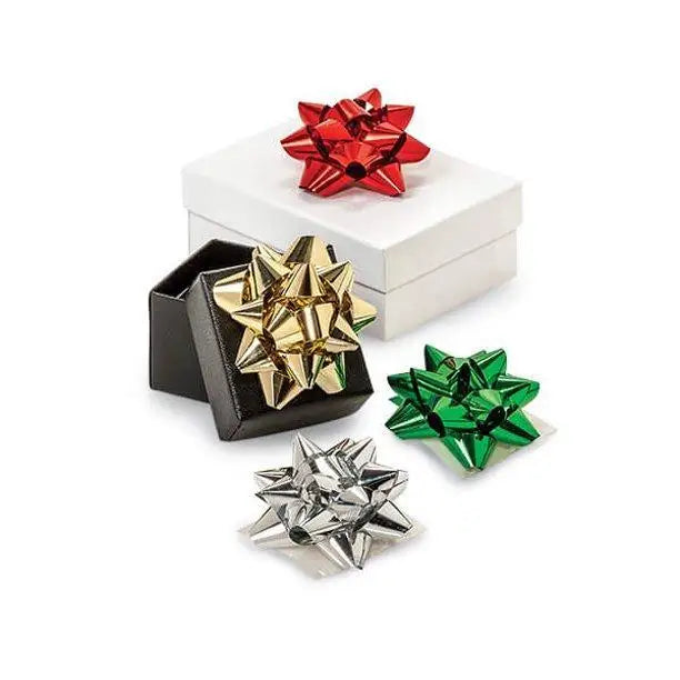 Glitter Mini Star Bows - BE-GB2GOL