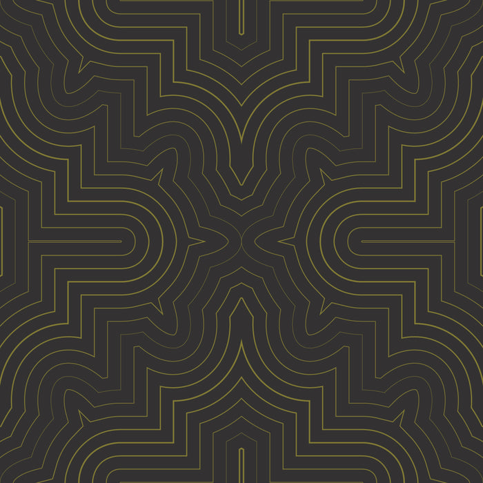 Goldrush - Disco <br> Wallpaper - The Detroit Wallpaper Co.