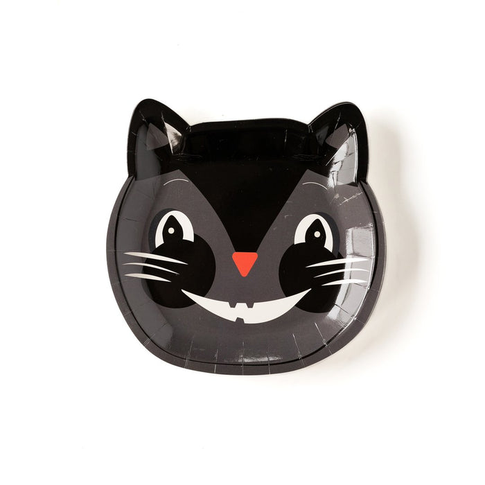 Halloween Cat Plates