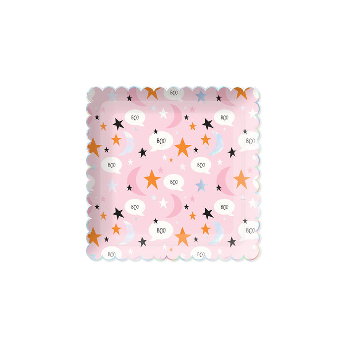 Happy Haunting Scalloped Plate