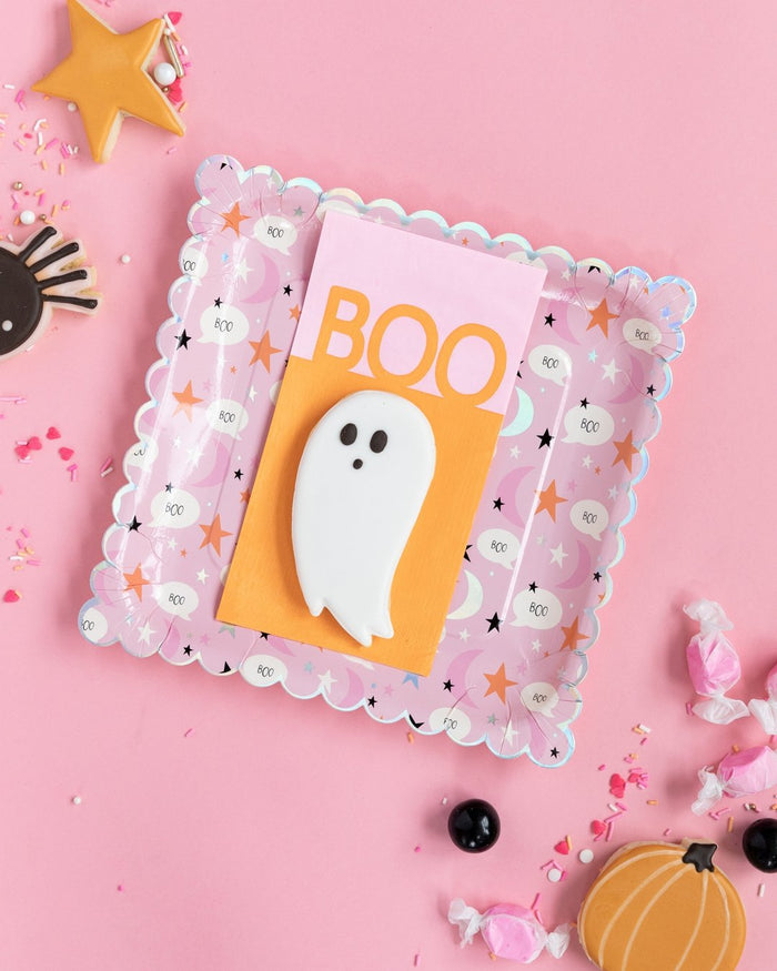 Happy Haunting Scalloped Plate