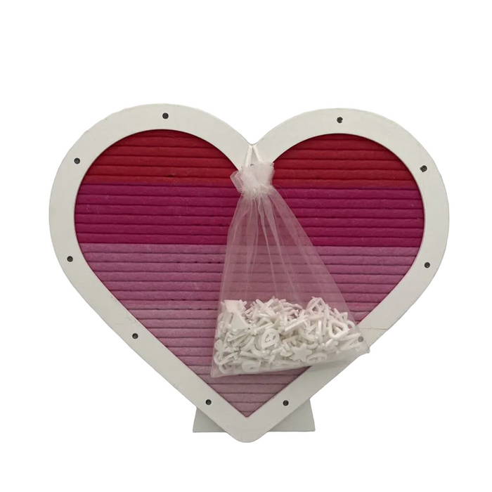 Heart Light Up Message Board
