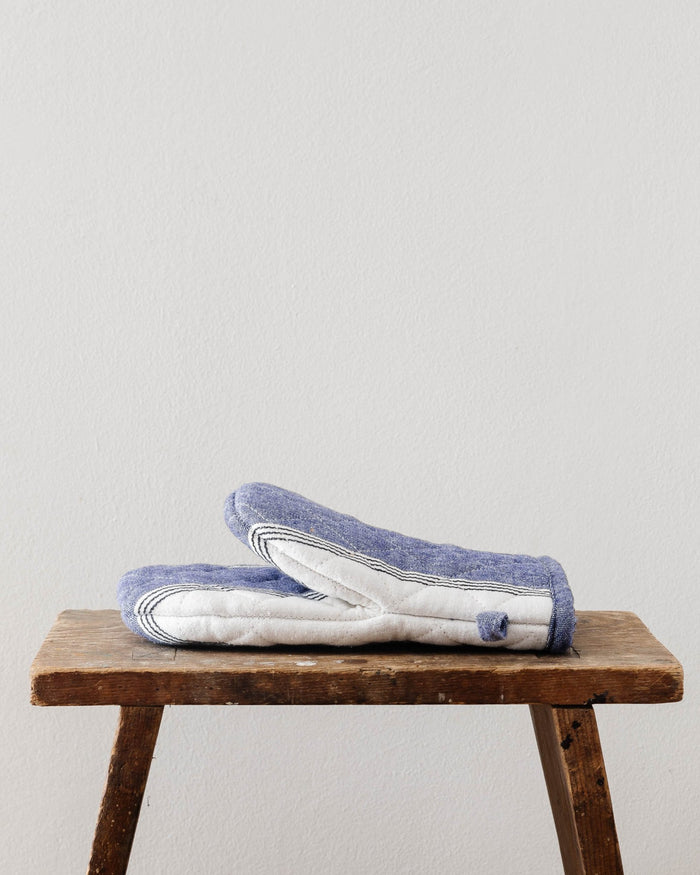 Hot Stuff Striped Oven Mitt - Lone Fox