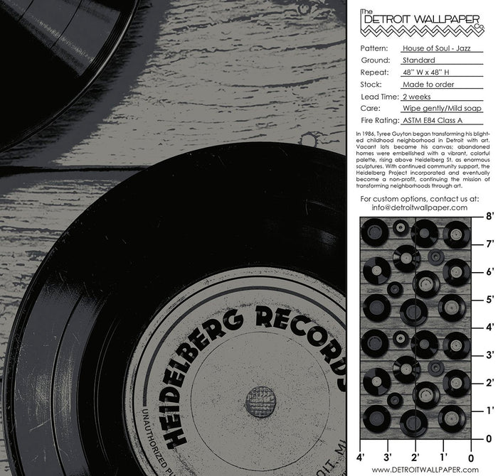 House of Soul - Jazz <br> Heidelberg Project - Trendy Custom Wallpaper | Contemporary Wallpaper Designs | The Detroit Wallpaper Co.
