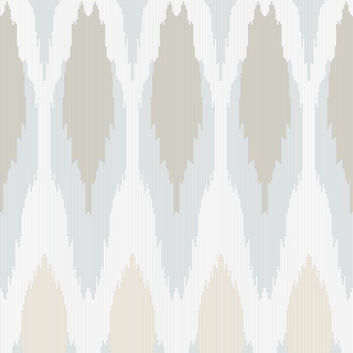 Ikat - Mineral - Trendy Custom Wallpaper | Contemporary Wallpaper Designs | The Detroit Wallpaper Co.