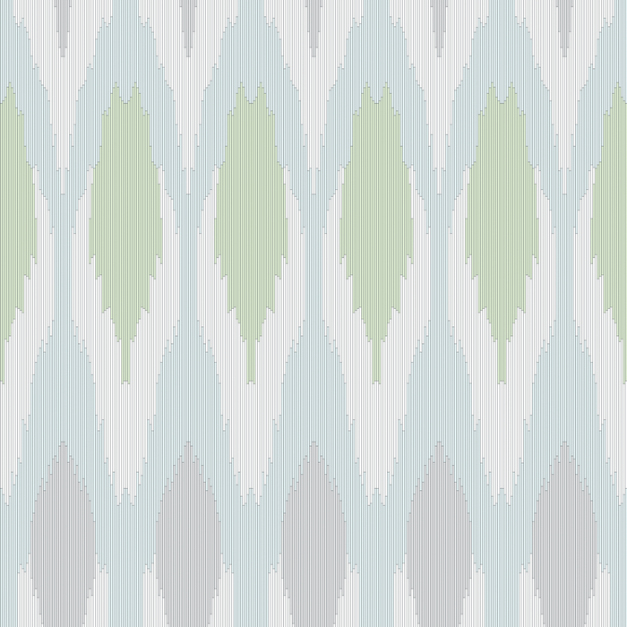 Ikat - Soothing - Trendy Custom Wallpaper | Contemporary Wallpaper Designs | The Detroit Wallpaper Co.