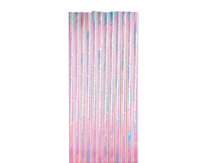 Irridescent Straws
